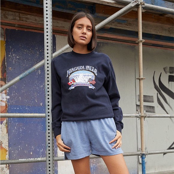 Embroidered Niagara Falls Sweatshirt - Picture 2 of 2